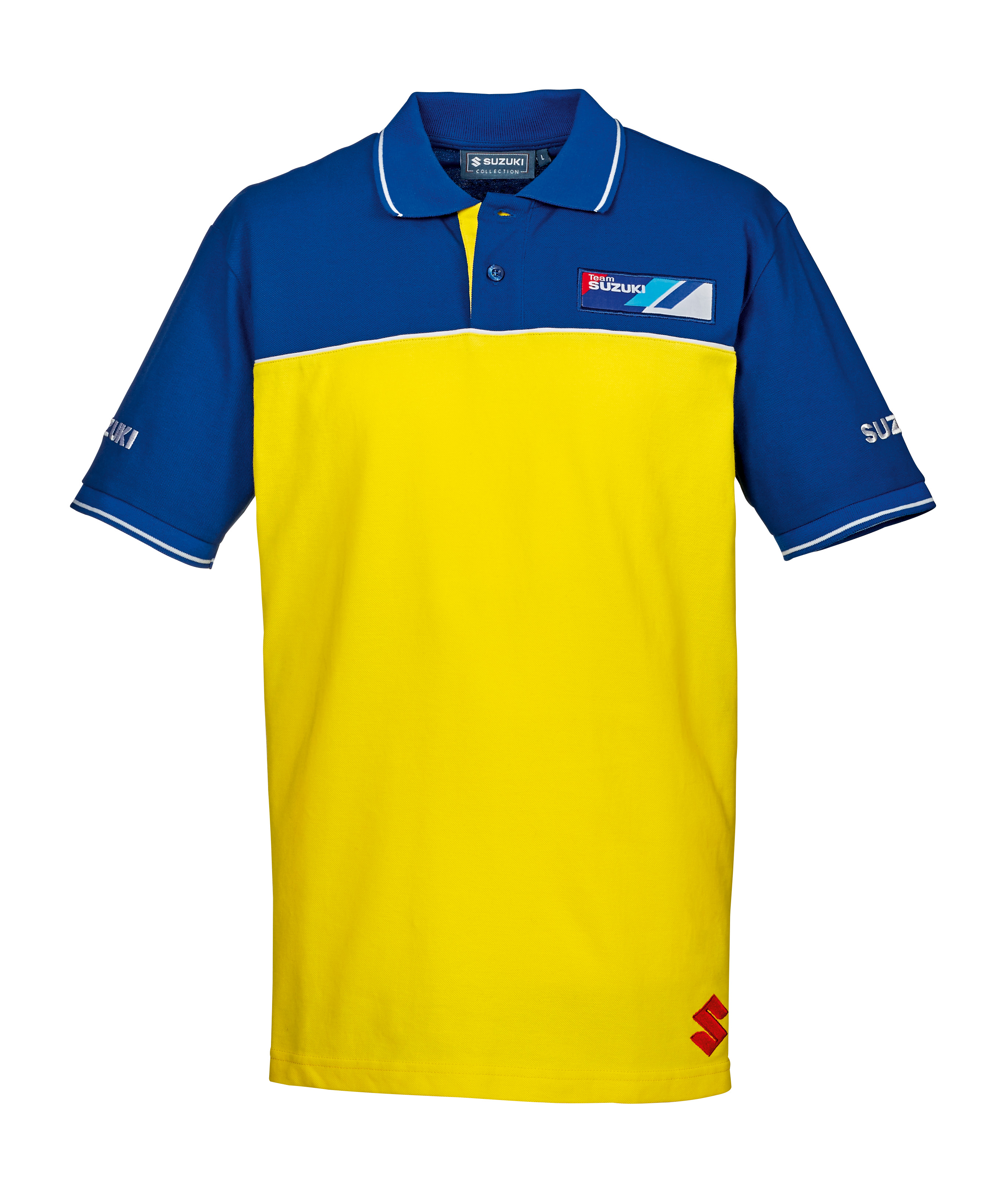 Suzuki Polo Shirt Team Yellow | FREE UK DELIVERY