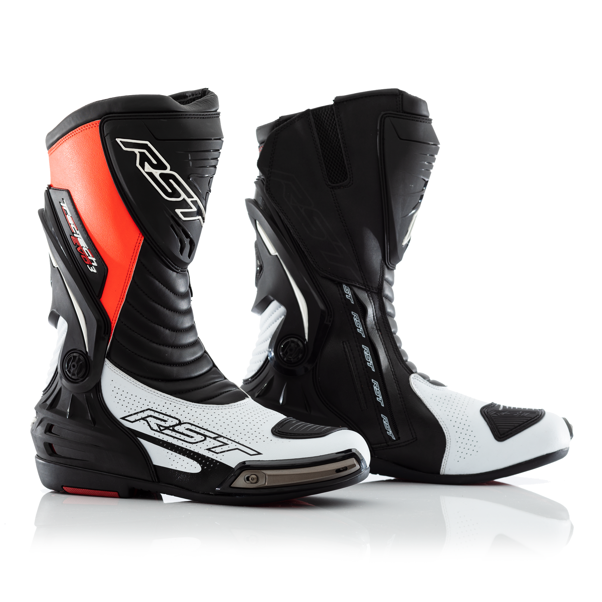 RST Tractech Evo 3 CE Boots White / Flo 