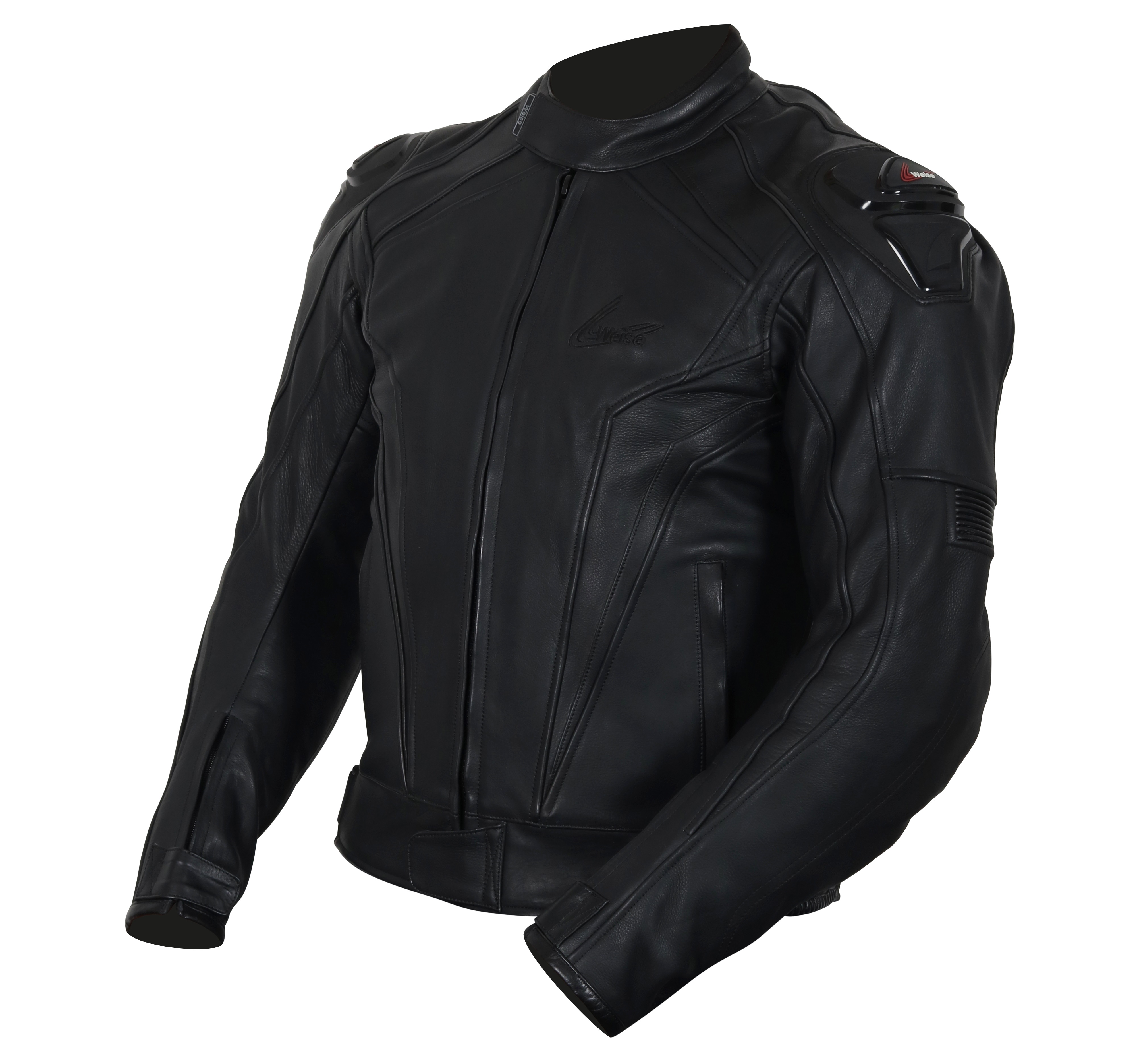 Weise Diablo Leather Jacket - Black | Two Wheel Centre | FREE UK DELIVERY