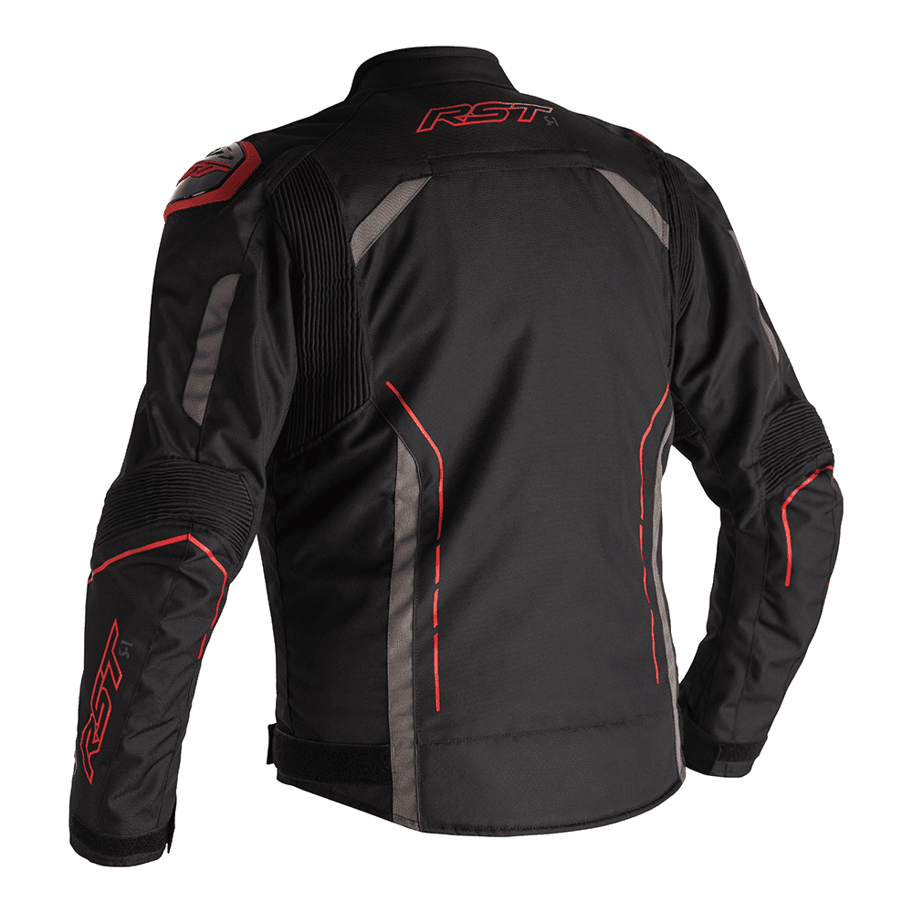 RST S-1 CE Textile Jacket - Black/Grey/Red | RST Motorcycle Clothing ...