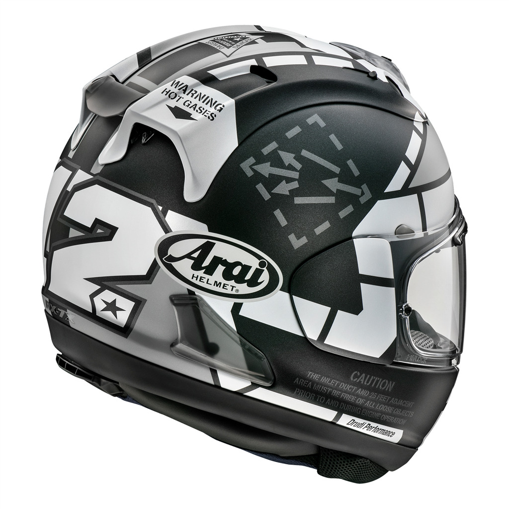 Arai RX7V Maverick Vinales 12 Arai Helmets at Two Wheel Centre
