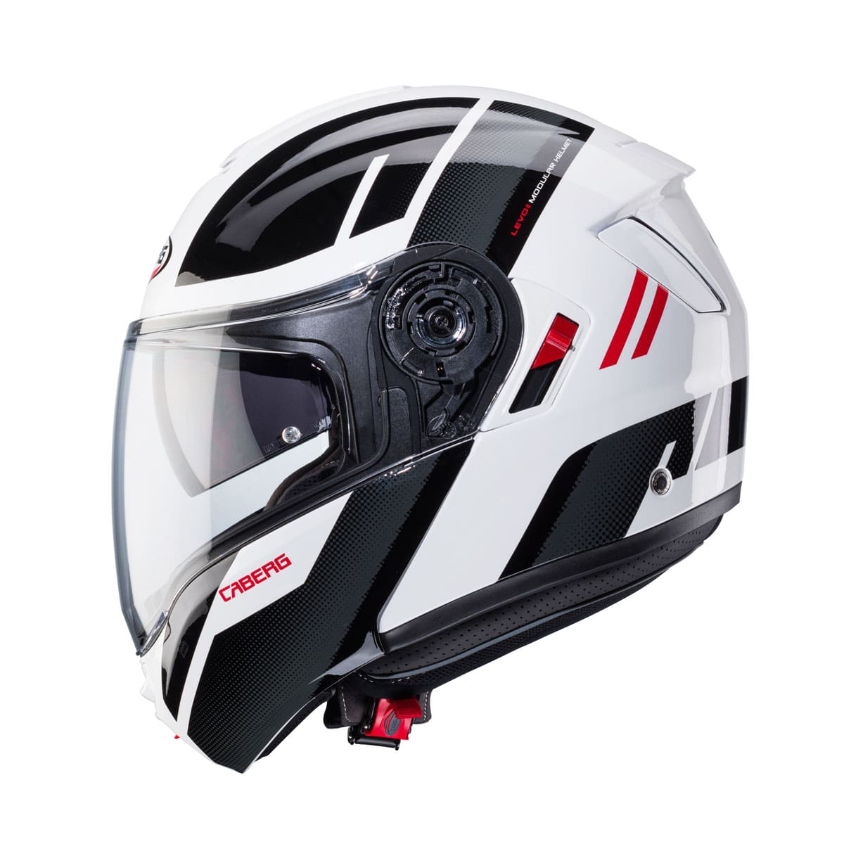 Caberg Levo X Manta - White/Anthracite/Red | Caberg Motorcycle Helmets ...