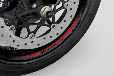 Suzuki Hayabusa Wheel Rim Decal - Red