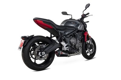 Scorpion Serket Taper Full System - Triumph Trident 660 (2021 - Current) - Carbon Fibre