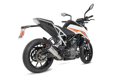 Scorpion Red Power Exhaust - KTM 390 Duke (2021 - Current) - Stainless Steel