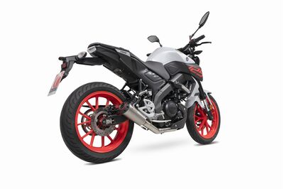 Scorpion Red Power Full Exhaust System - Yamaha MT125 (2019 - 2020) - Titanium