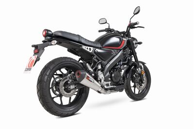 Scorpion Serket Taper Full Exhaust System - Yamaha XSR 125 (2021 - Current) - Stainless Steel