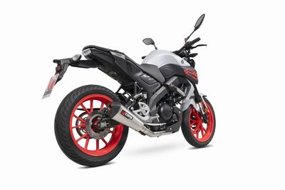 Scorpion Serket Taper Full Exhaust System - Yamaha MT125 (2019 - 2020) - Stainless Steel