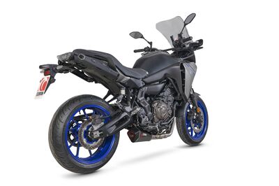 Scorpion Serket Full Exhaust System - Yamaha Tracer 7 (2020 - Current) - Carbon Fibre