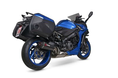 Scorpion Serket Exhaust - Suzuki GSX-S1000 GT (2022 - Current) - Carbon Fibre | Free UK Delivery from Two Wheel Centre Mansfield Ltd