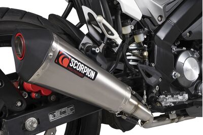 Scorpion Serket Taper Full System Exhaust - Keeway RKF-125 Euro 4 (2019 - 2021) - Titanium