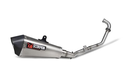 Scorpion Serket Taper Full System Exhaust - Keeway RKF-125 Euro 4 (2019 - 2021) - Titanium