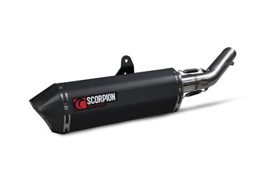 Scorpion Serket Parallel Exhaust - Yamaha Tenere 700 World Raid (2022 - Current) - Black Ceramic