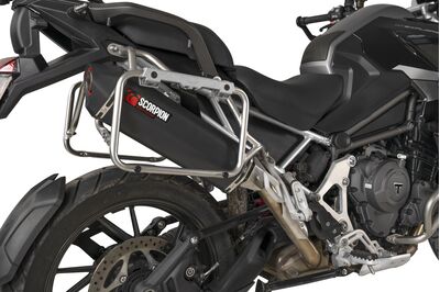 Scorpion Serket Exhaust - Triumph Tiger 1200 (All Variants) (2022 - Current) - Black Ceramic