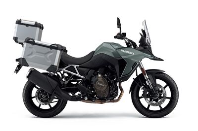 Suzuki DL800 RE V-Strom Tour - Green (Silver Luggage) | New Suzuki Motorcycles at Two Wheel Centre Mansfield Ltd | Nottinghamshire Suzuki Dealer