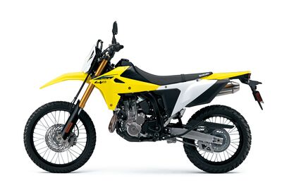 Suzuki DR-Z4S - Champion Yellow No.2/Solid White No.2 (C1C) | Two Wheel Centre Mansfield Ltd | Suzuki Motorcycle Dealers Nottinghamshire, Derbyshire, Leicestershire, Midlands, UK