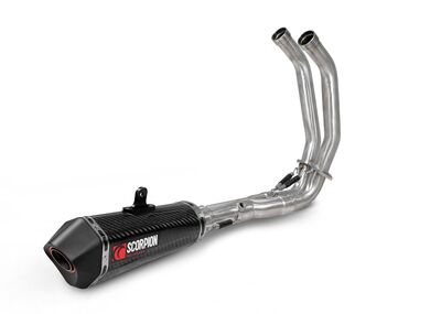 Scorpion Serket Taper Full Exhaust System - Yamaha YZF-R7 (2021 - Current) - Carbon Fibre