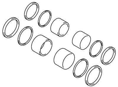 Suzuki GSF1250 Bandit Front Brake Caliper Piston and Seal Set