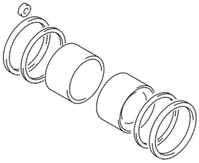 Suzuki GSX-R1000 Rear Brake Caliper Piston and Seal Set