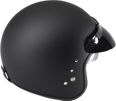 Duchinni D501 Open Face Helmet - Matt Black