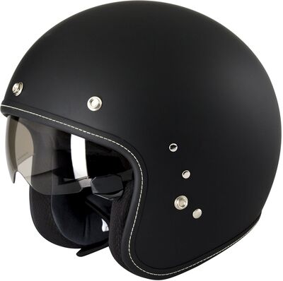 Duchinni D501 Open Face Helmet - Matt Black