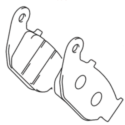 Suzuki GSX-R125 Rear Brake Pad Set