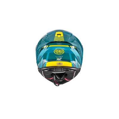 Premier Hyper XR 21 - Blue / Yellow | Premier Motorcycle Helmets | Two Wheel Centre Mansfield Ltd