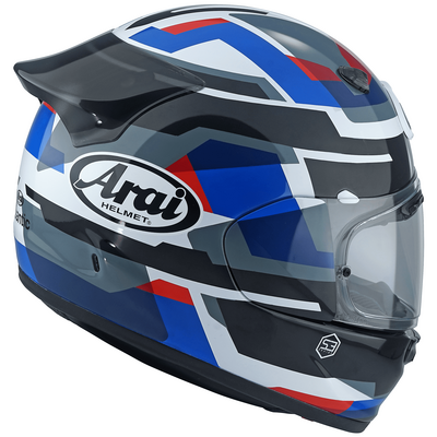 Arai Quantic Abstract - Blue | Arai Helmets available from Two Wheel Centre Mansfield Ltd | Free UK Delivery