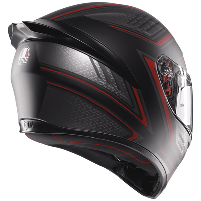 AGV K1-S Sling - Matt Black/Red | AGV Motorcycle Helmets | Free UK Delivery from Two Wheel Centre Mansfield Ltd