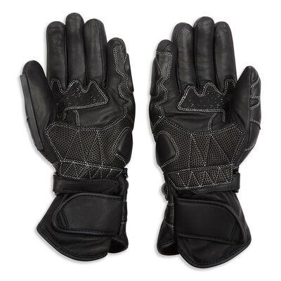 Spada Enforcer CE Waterproof Leather Gloves - Black | Free UK Delivery from Two Wheel Centre Mansfield Ltd