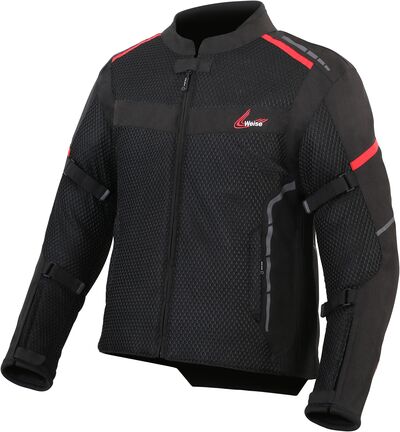 Weise Hive Ventilated Mesh Textile Jacket - Black | Weise Motorcycle Clothing | Two Wheel Centre Mansfield Ltd
